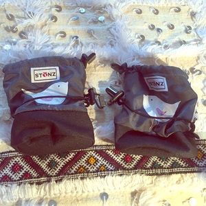 Stonz snow booties! We loved these.